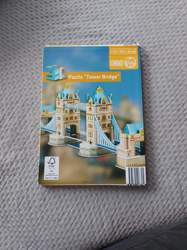 Puzzle 3D Tower Bridge 8+ 40 peças - Vinted