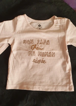 Haut manches longues , brand: ZGENERATION, condition: Very good, size: 1-3 months / 56 cm, €2.00, €2.80 includes Buyer Protection