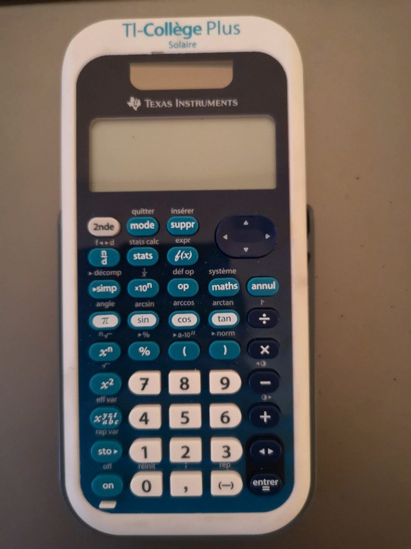 Calculatrice Texas Instruments TI-College Plus Solaire