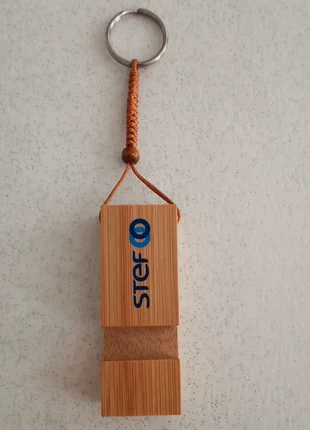 Support téléphone portable 📲 en bois avec porte-clé 🥰, merk: Local, staat: Nieuw zonder prijskaartje, € 4,50, € 5,43 inclusief Kopersbescherming