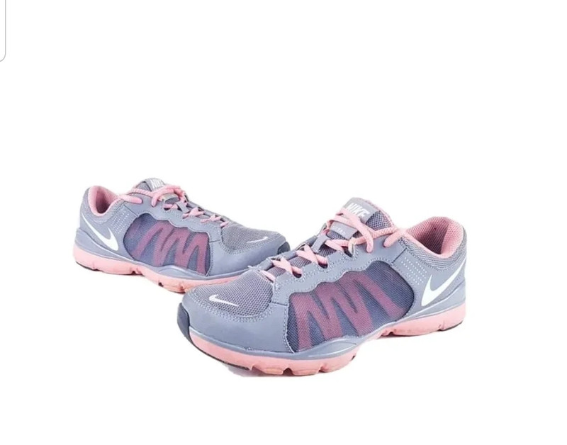 Nike Flex TR2 Trainers Unisex Shoes Grey Pink Size 5.5UK 8US Vinted