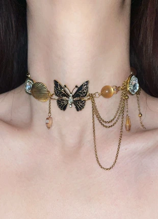 Autunno necklace collana baroque fairy retro 90s chic boho, merk: Vintage Dressing, staat: Heel goed, € 15,00, € 16,45 inclusief Kopersbescherming