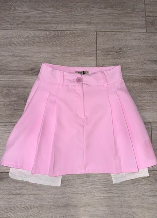 Jupe rose, marque: Miss one, état: Neuf avec étiquette, taille: L / 40 / 12, 8,00 €, 9,10 € Protection acheteurs incluse