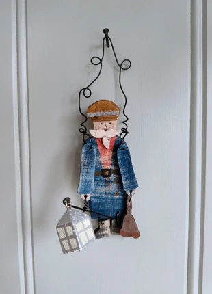 Vintage! Leuke houten hanger mannetje, brand: Vintage, condizioni: Ottime, €7.50, €8.58 include la Protezione acquisti Pro