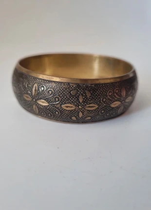 Vintage messing bangle met reliëf, marque: Vintage Love, état: Bon état, 3,00 €, 3,85 € Protection acheteurs (Pro) incluse