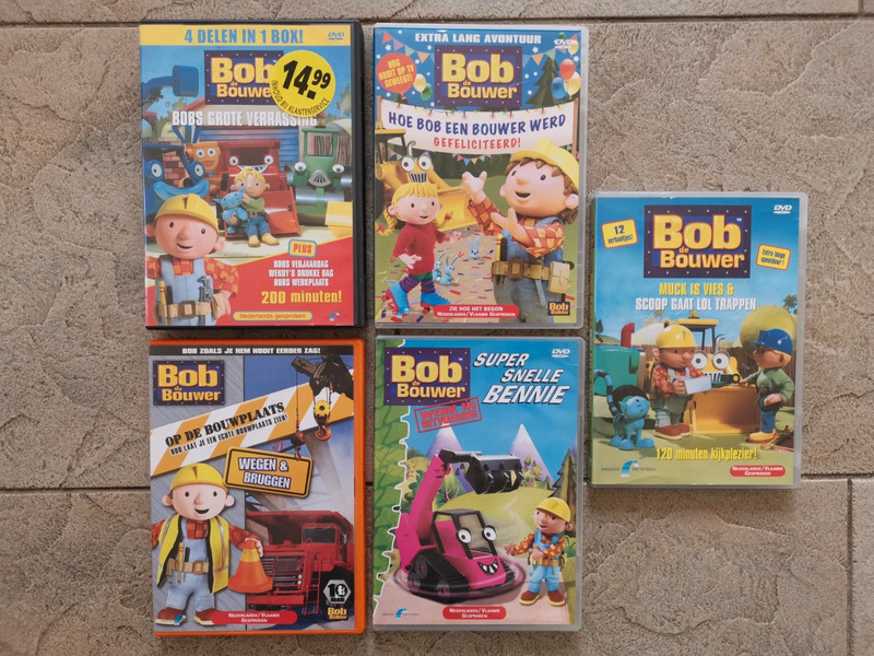 8 Bob de Bouwer dvd's  1