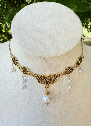 necklace victorian white rain princess royaltycore 🤍, merk: lux victorian, staat: Heel goed, € 33,80, € 36,19 inclusief Kopersbescherming Pro