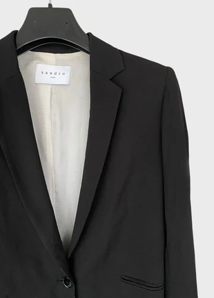 Veste noire Sandro T.36, merk: Sandro, staat: Heel goed, maat: S / 36 / 8, € 45,00, € 47,95 inclusief Kopersbescherming