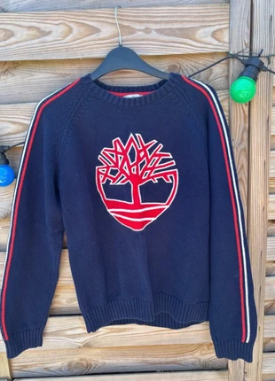 Pull Timberland enfant 12 ans – bleu marine logo rouge – 100% coton – TBE, brand: Timberland, condition: Very good, size: 12 years / 152 cm, €8.00, €9.10 includes Buyer Protection