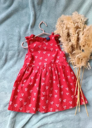 Robe rouge, marke: Kiabi, zustand: Sehr gut, größe: 18–24 Monate / 86, 8,00 €, 9,10 € inklusive Vinted-Käuferschutz