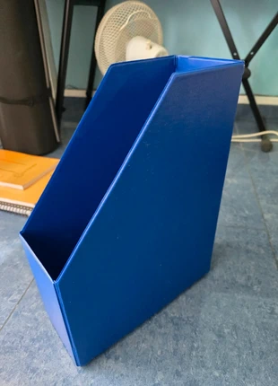 Lot 10 boîtes de classement pliables bleues Esselte, marque: ESSELTE, état: Bon état, 12,00 €, 13,30 € Protection acheteurs incluse