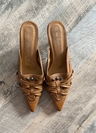 Mules en cuir vintage esprit Y2K, marke: In Extenso, zustand: Gut, größe: 37, 15,00 €, 16,45 € beinhaltet Vinted-Käuferschutz Pro