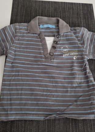 T-shirt manches longues 9 m, brand: Gémo, condition: Very good, size: 9-12 months / 74 cm, €1.00, €1.75 includes Buyer Protection