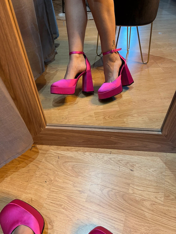 Chaussure plateforme rose hotsell