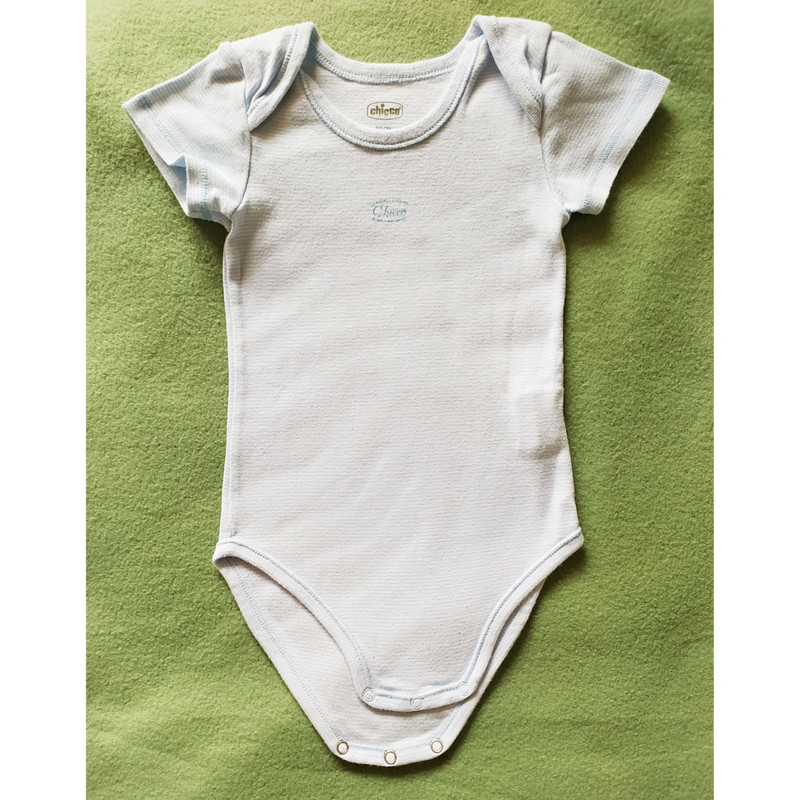 Body con righe celesti da bambino - Chicco