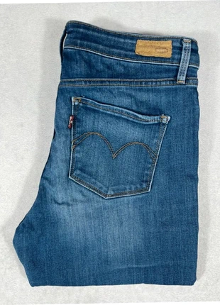 Jean Levi's Demi Curve Mid Rise Slim Bleu délavé vintage / Femme / W28 L32 - FR38, marca: Levi's, estado: Muito bom, tamanho: M / 38 / 10, €15.90, €17.40 inclui Proteção do Comprador