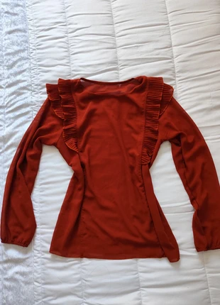 Blusa vermelha elegante | Tamanho único, marque: Local, état: Bon état, taille: Taille unique, 4,00 €, 4,90 € Protection acheteurs incluse