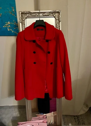 Cappotto rosso New Look taglia EU 42, brand: New Look, condizioni: Ottime, taglia: XL / IT 46 / EU 42, €5.00, €5.95 include la Protezione acquisti