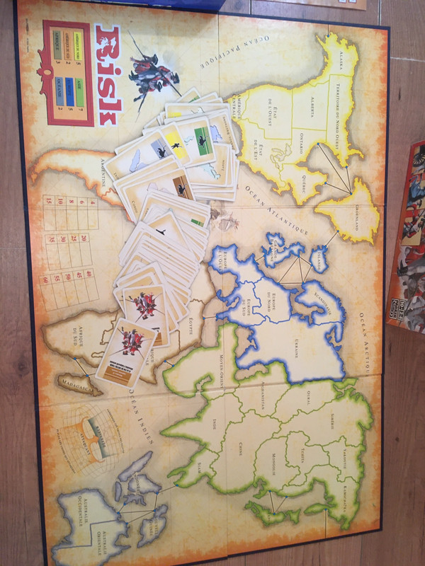 Vintage Jeu De Société RISK LA CONQUETE DU MONDE Parker HASBRO 2004 N°3