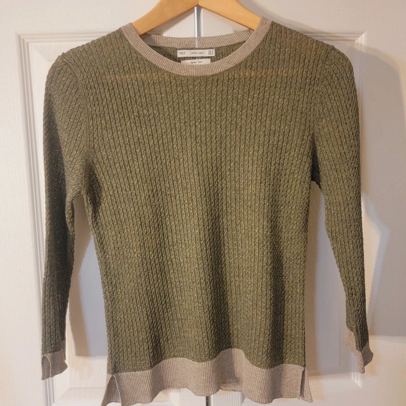 Zara Italian Yarn Knit Sweater- Size M 1