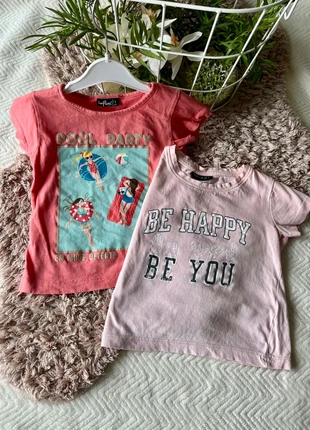 Lot t-shirt imprimé piscine pool party be Happy Influx shirt fille 3 ans rose corail, marca: Influx, estado: Muy bueno, tamaño: 3 años / 98 cm, 2,00 €, 2,80 € Protección al comprador incluida