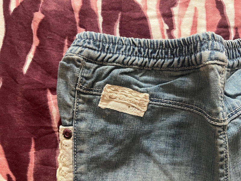 Jeans bimba con dettagli in pizzo IKKS 2 anni 5