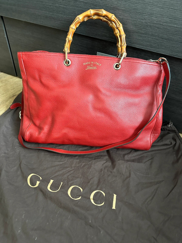 Big red gucci bag shop