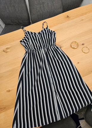 Kleid / Dress / Sommerkleid / gestreiftes Kleid, merk: Vero Moda, staat: Goed, maat: S / 36 / 8, € 11,00, € 12,25 inclusief Kopersbescherming