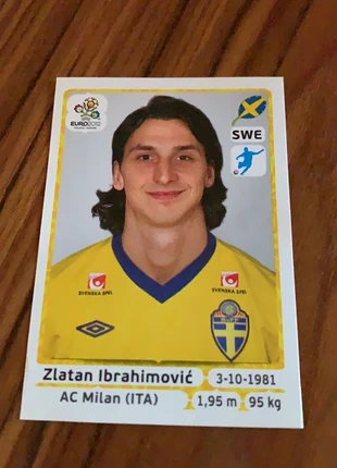 Sticker Panini Euro 2012:451/Zlatan Ibrahimovic , marque: Panini, état: Très bon état, 3,00 €, 3,85 € Protection acheteurs incluse