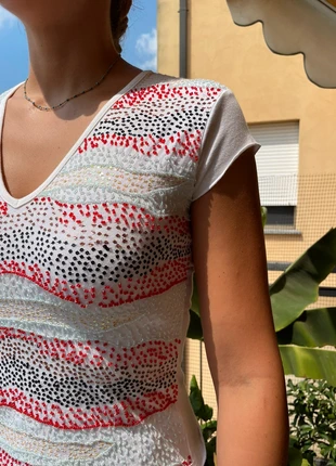 Maglietta con perline, marca: roberto collina, estado: Muy bueno, tamaño: S / 36 / 8, 15,00 €, 16,45 € Protección al comprador incluida