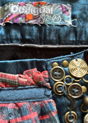 Desigual jupe steampunk taille M, marca: Desigual, estado: Muito bom, tamanho: M / 38 / 10, €3.00, €3.85 inclui Proteção do Comprador