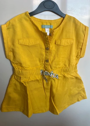 Geel kleedje obaibi m74, brand: Obaïbi, condizioni: Nuovo senza cartellino, taglia: 9-12 mesi / 74 cm, €4.00, €4.90 include la Protezione acquisti