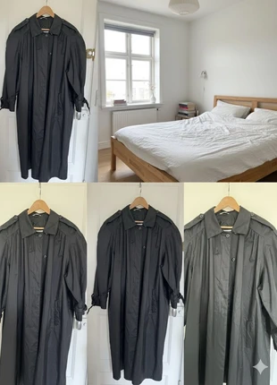 Le Trench Noir Chic & Oversize – L'Élégance Parisienne Intemporelle, merk: british mist, staat: Goed, maat: M / 38 / 10, € 55,00, € 58,45 inclusief Kopersbescherming