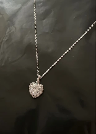 Crystal heart necklace, brand: Heart, condition: New with tags, £5.00, £5.95 includes Buyer Protection