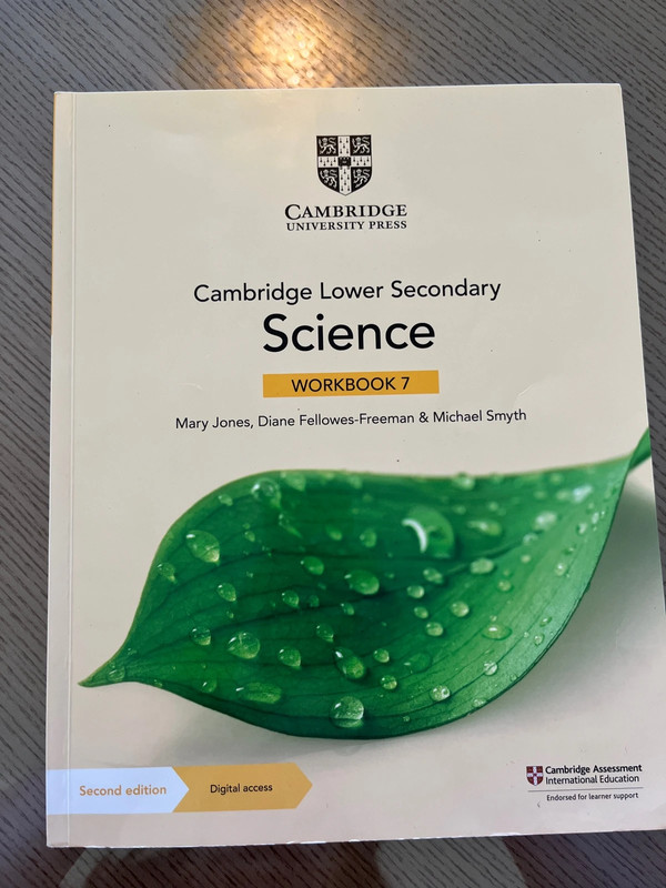 Cambridge Lower Secondary Science Workbook 7 1