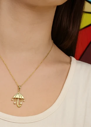 Collier parapluie enfant ou adulte, marque: mynelhan jewels, état: Neuf avec étiquette, 12,99 €, 14,34 € Protection acheteurs (Pro) incluse