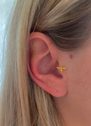Piercing oreille abeille doré, estado: Nuevo sin etiquetas, 10,90 €, 12,15 € Protección al comprador incluida