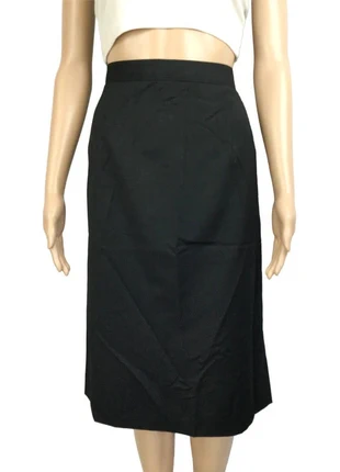 Jupe droite noire classique 100% laine femme - Super S - Taille 50, merk: super s, staat: Heel goed, maat: 5XL / 50 / 22, € 25,00, € 26,95 inclusief Kopersbescherming Pro