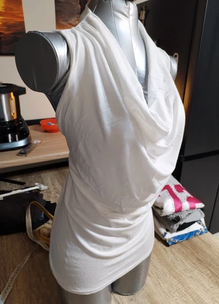 Canotta, T-shirt donna, nuova, taglia M, l, viscosa elasticizzata, bianca, marque: Donna, état: Neuf sans étiquette, taille: M / 38 / 10, 3,50 €, 4,38 € Protection acheteurs incluse