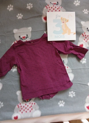 Pull violet, brand: Kitchoun, condition: Very good, size: 3-6 months / 62 cm, €1.50, €2.28 includes Buyer Protection