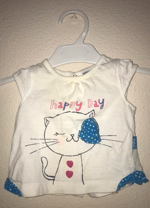 Camiseta blanca talla 1M, marque: Yatsi, état: Satisfaisant, taille: Jusqu'à 1 mois / 50 cm, 1,00 €, 1,75 € Protection acheteurs incluse