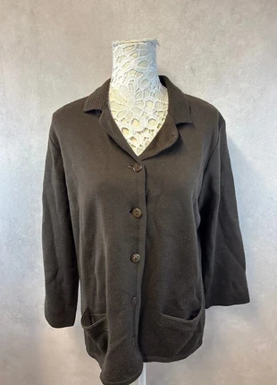 Cardigan marron chaud à boutons laine merinos – HUSO – Taille XL – Lot MI17, marca: Huso, estado: Muy bueno, tamaño: XL / 42 / 14, 10,00 €, 11,20 € Protección al comprador Pro incluida