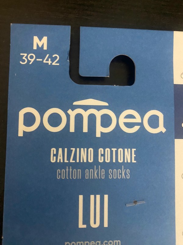 Calzini cotone pompea 2