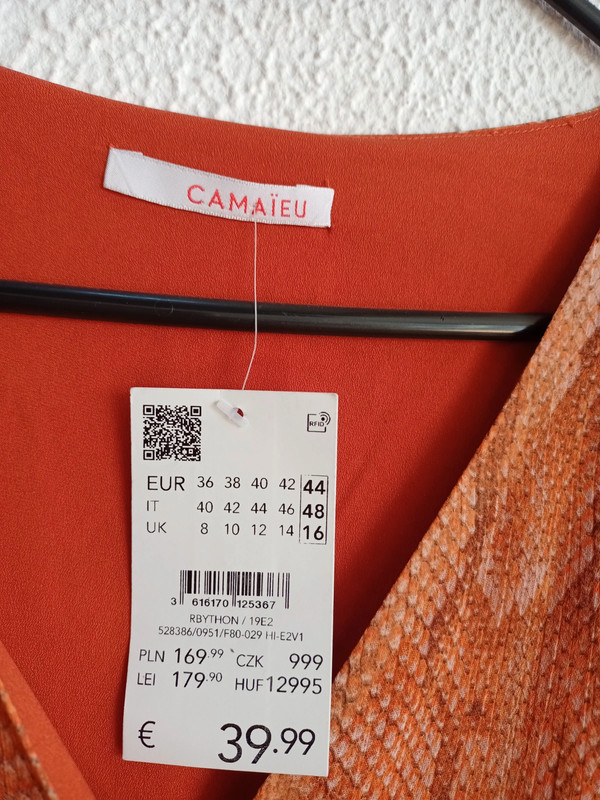Robe serpent Camaieu