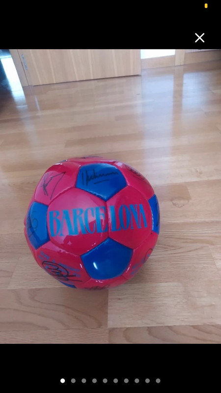 Balón FC Barcelona firmado 1