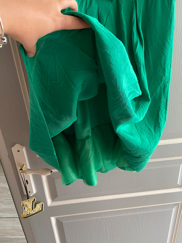 Robe kookai verte doublee Vinted