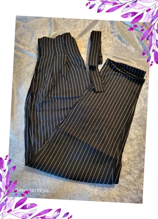 Pantalon Été Noir à fines rayures blanches Taille32 (mesures en descriptif), marque: Trendy Style, état: Neuf avec étiquette, taille: XXS / 32 / 4, 7,90 €, 9,00 € Protection acheteurs incluse