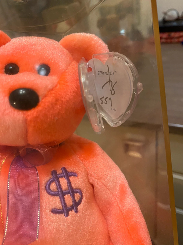 Billionaire on sale beanie baby