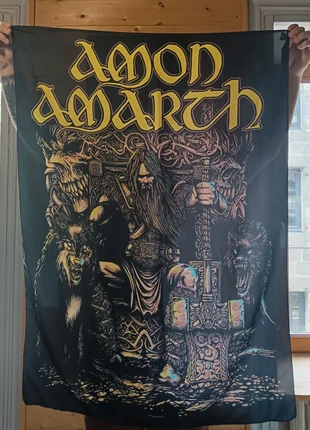 Amon Amarth flag, marke: Metal, zustand: Sehr gut, 7,00 €, 8,05 € inklusive Vinted-Käuferschutz
