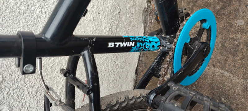 Btwin noir et bleu sale